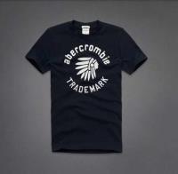 heren abercrombie fitch korte t-shirt crewneck zwart blauw trade make Outlet Arnhem dfsra943